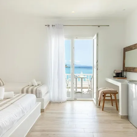 Acrogiali Beachfront Hotel Mykonos Platys Gialos  Exterior photo